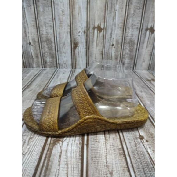 Just Speed Shoes - Just Speed Women's Size 9 Sandals Slides Rubber Textured Brown New